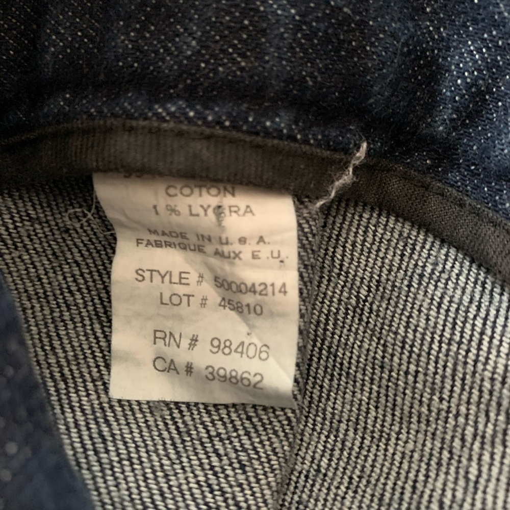 Theory Emerson Denim Trousers Pants - Picture 4 of 4